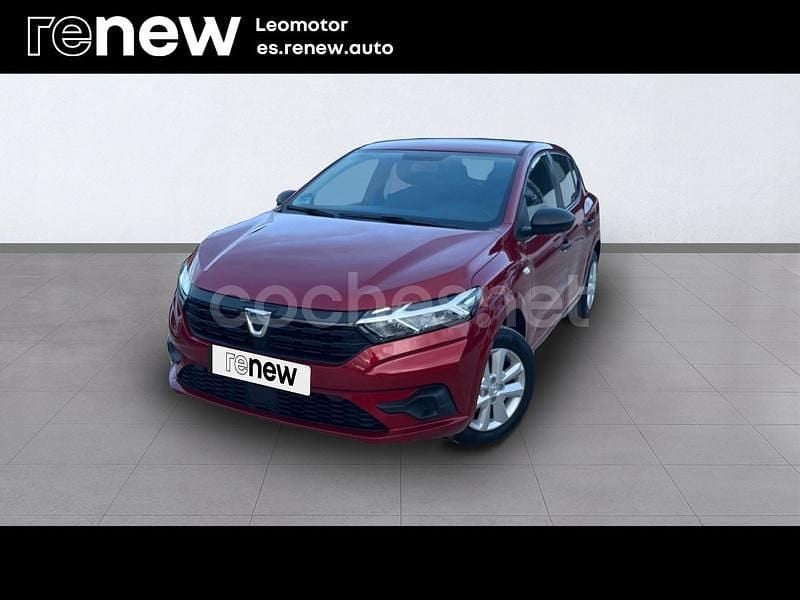 Rojo Usado 2022 Dacia Sandero Essentiel Berlina | 12.900 € (Precio justo) - Imagen 1/4