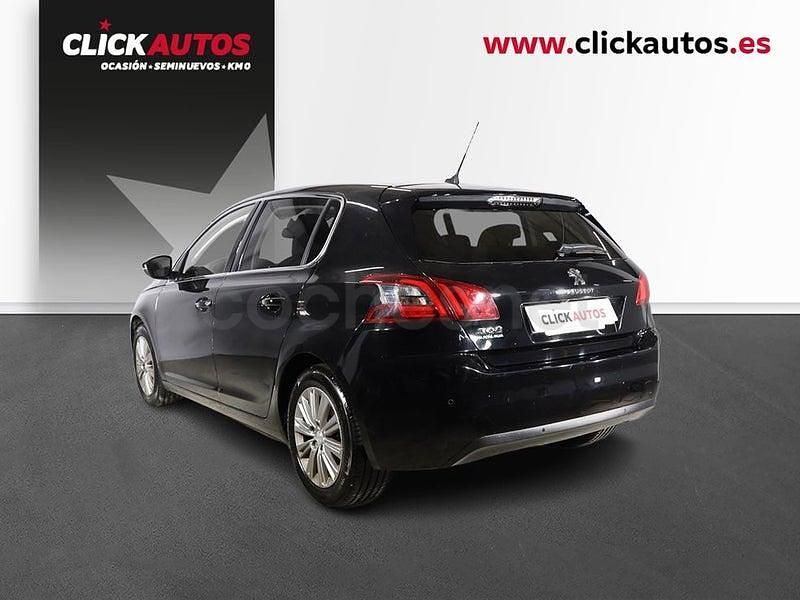 Usado Peugeot 308 Allure 110 CV (80 kW) 2021 Negro Berlina
