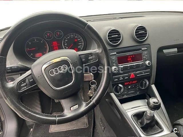 Usado Audi A3 Ambition 140 CV (102 kW) 2007 Negro Berlina
