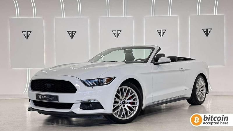 Blanco Usado 2016 Ford Mustang Convertible Descapotable | 28.990 € (Buen precio) - Imagen 1/4
