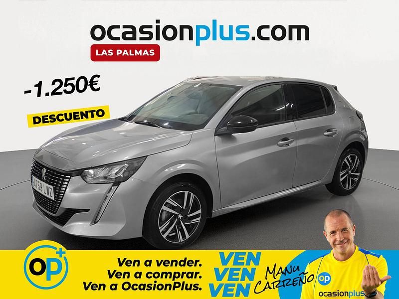 Usado Peugeot 208 Allure 100 CV (73 kW) 2022 Gris Utilitario