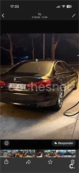 Usado BMW 520 Comfort Edition 190 CV (139 kW) 2017 Negro Berlina