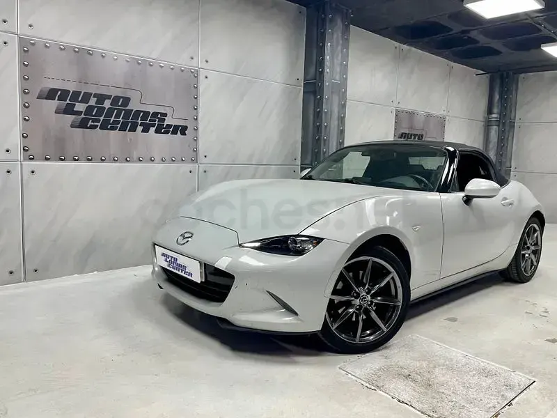 Usado Mazda MX5 Style 160 CV (117 kW) 2016 Blanco Descapotable