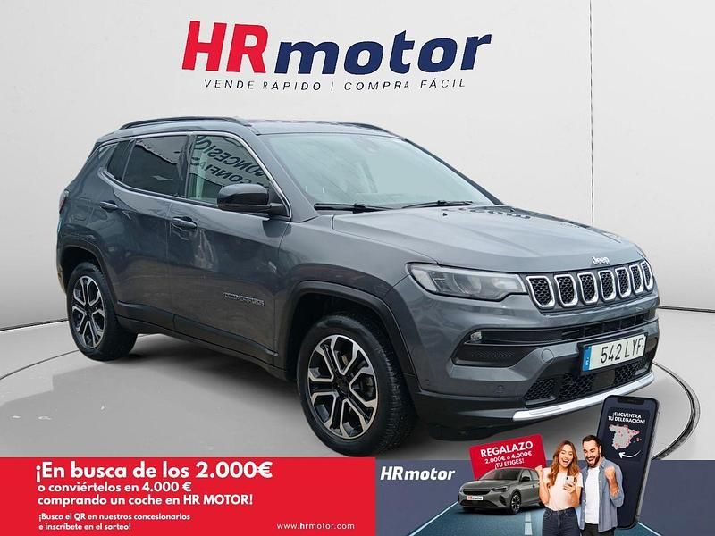 Gris Usado 2022 Jeep Compass Limited SUV | 22.990 € (Precio justo) - Imagen 1/4