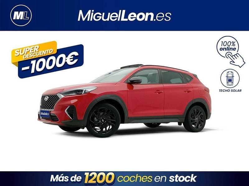 Rojo Usado 2019 Hyundai Tucson N Line SUV | 19.985 € (Buen precio) - Imagen 1/3