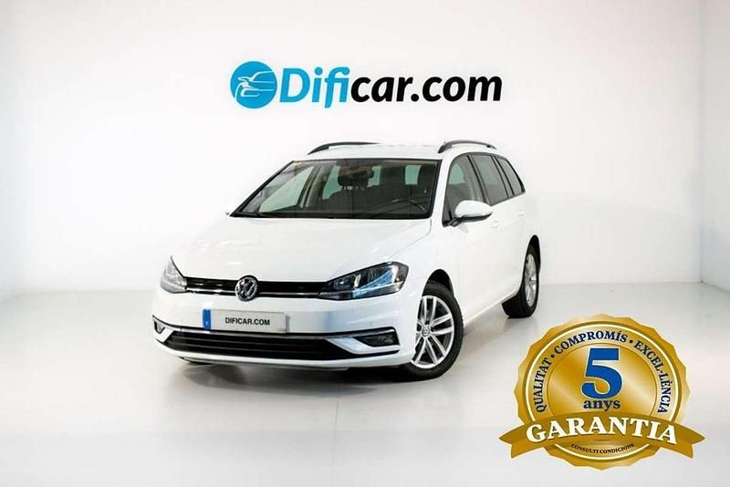 Amarillo Usado 2017 VW Golf VII Familiar | 17.990 € (Precio justo) - Imagen 1/4