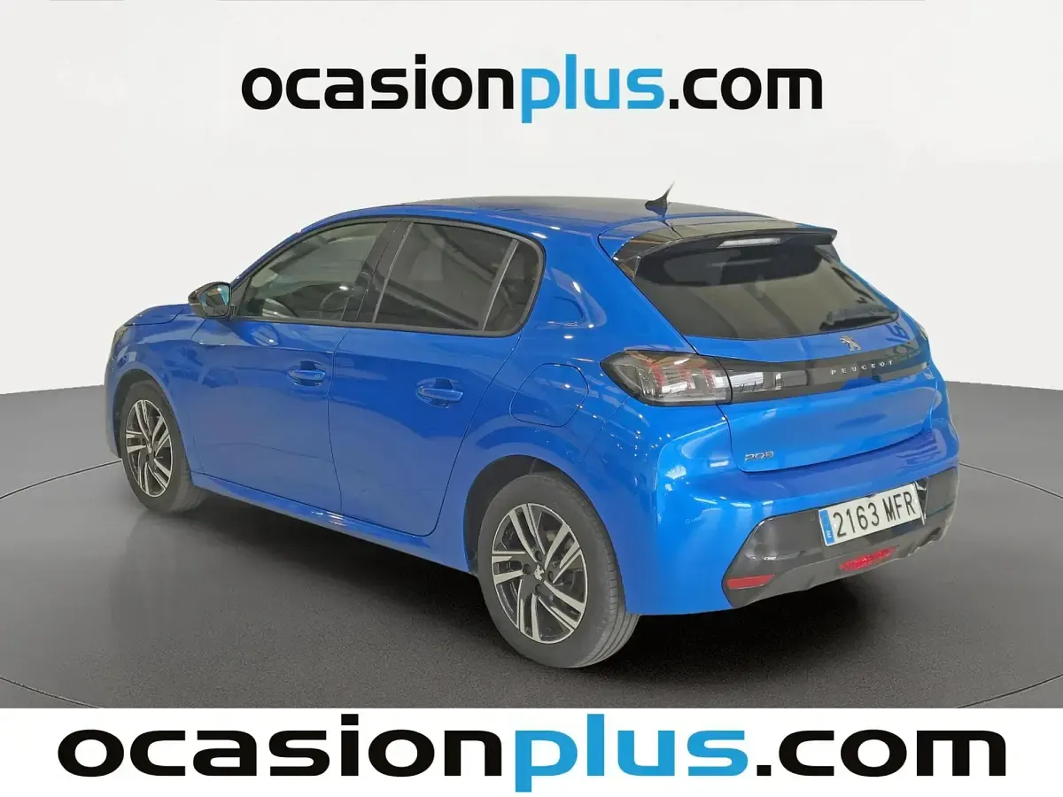 Usado Peugeot 208 Allure 100 CV (73 kW) 2023 Azul Utilitario