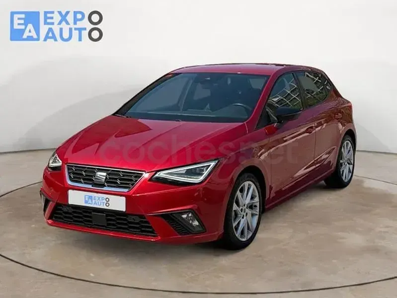 Usado Seat Ibiza FR 110 CV (80 kW) 2021 Rojo Utilitario