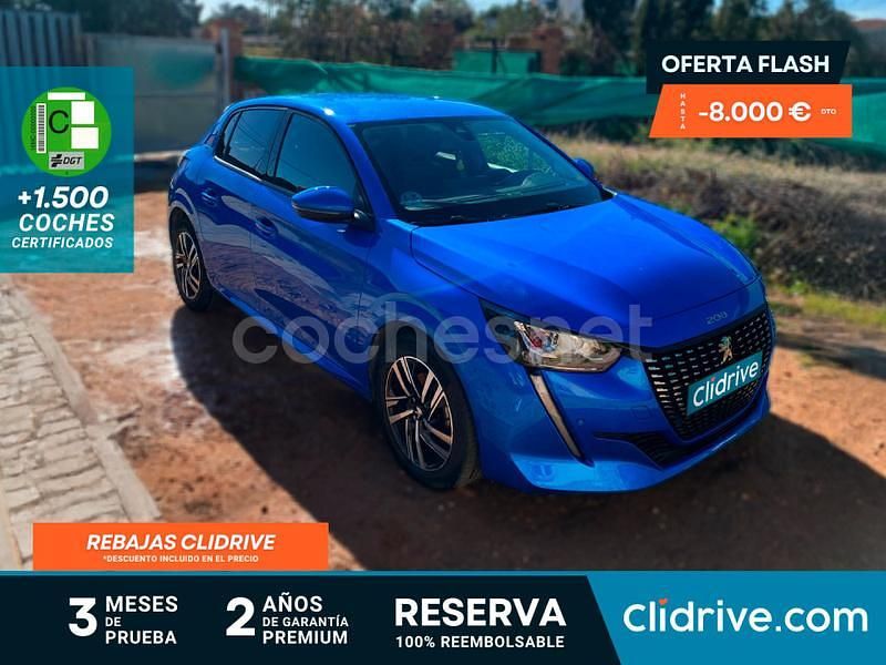 Azul Usado 2020 Peugeot 208 Allure Utilitario | 10.990 € (Super precio) - Imagen 1/3