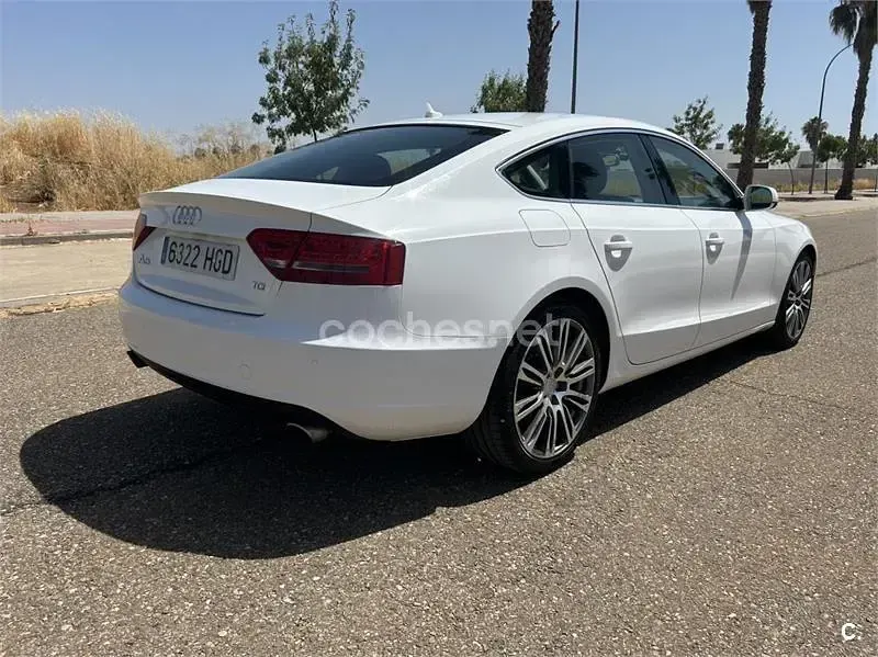 Usado Audi A5 Sportback 190 CV (139 kW) 2011 Blanco Utilitario