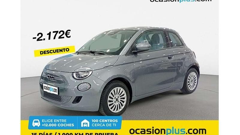 Gris Usado 2022 Fiat 500e Action Utilitario | 11.819 € (Buen precio) - Imagen 1/4