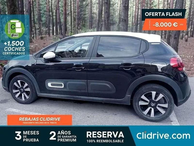 Usado Citroën C3 Feel 83 CV (61 kW) 2021 Negro Utilitario