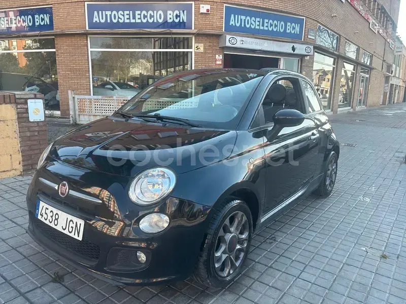 Usado Fiat 500C S 69 CV (50 kW) 2015 Negro Descapotable