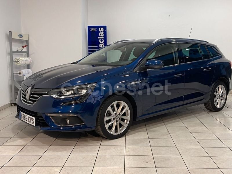 Azul Usado 2019 Renault Mégane GrandTour Zen Familiar | 12.900 € (Precio justo) - Imagen 1/4