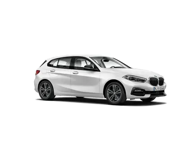 Begagnad BMW 118 Shadowline 150 HK (110 kW) 2021 Vit Halvkombi