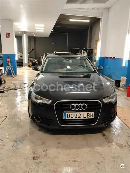 Usado Audi A6 204 CV (150 kW) 2014 Azul Familiar
