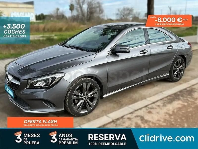 Usado Mercedes CLA200 136 CV (100 kW) 2018 Gris / plata Berlina