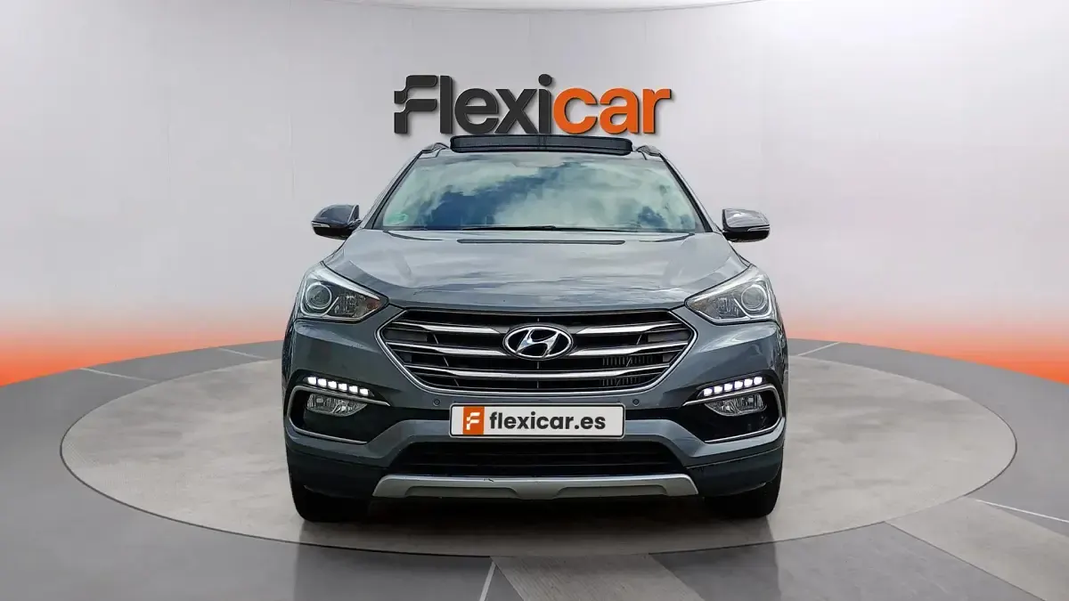 Usado Hyundai Santa Fe 201 CV (147 kW) 2016 Gris SUV