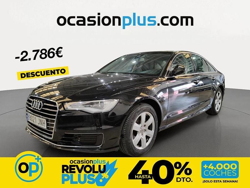 Usado Audi A6 Advanced 150 CV (110 kW) 2016 Negro Berlina