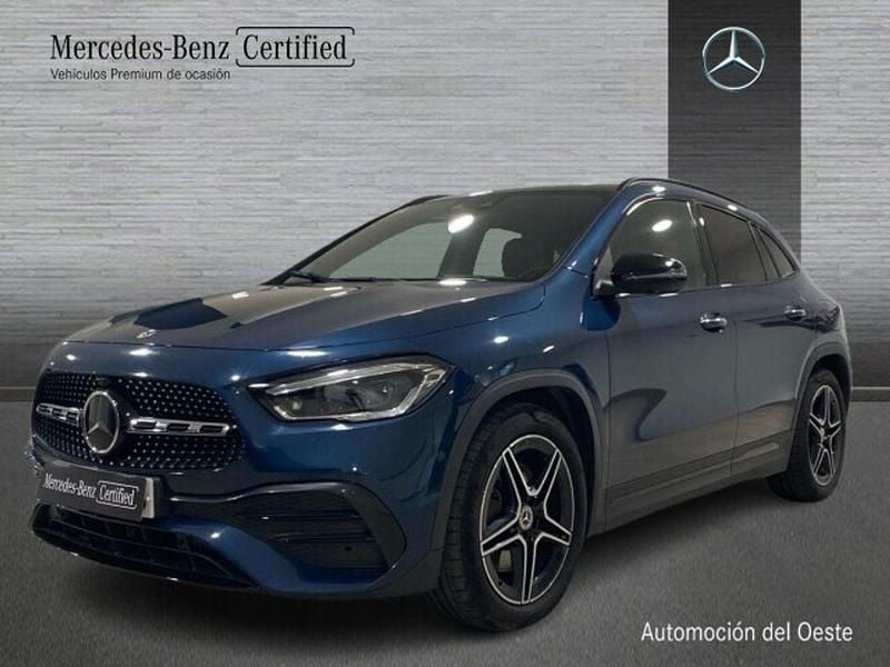 Azul Usado 2020 Mercedes GLA250 AMG line SUV | 34.900 € (Caro) - Imagen 1/4
