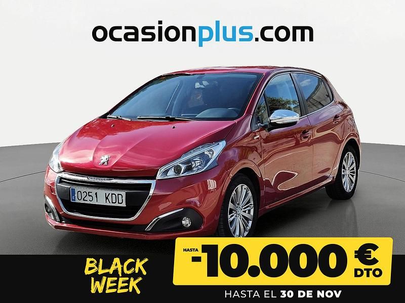 Rojo Usado 2017 Peugeot 208 Style Utilitario | 8900 € (Precio justo) - Imagen 1/4