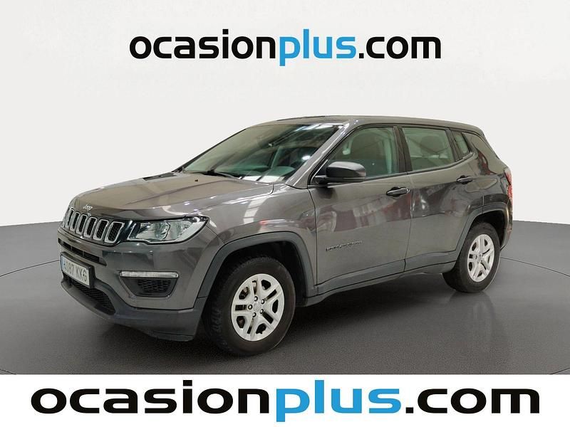 Gris Usado 2018 Jeep Compass Sport SUV | 13.537 € (Buen precio) - Imagen 1/4