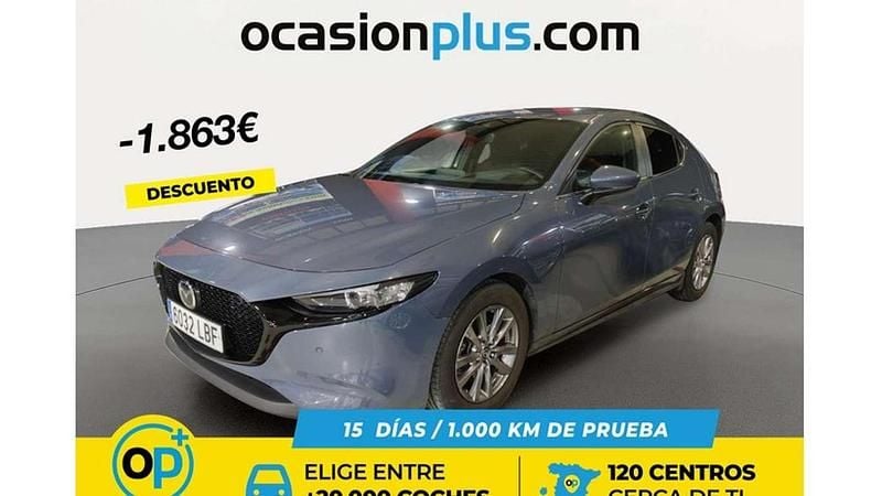 Usado Mazda 3 122 CV (89 kW) 2019 Gris Utilitario