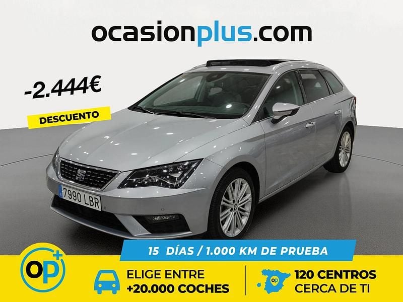 Gris Usado 2019 Seat Leon XCELLENCE Familiar | 19.190 € (Precio justo) - Imagen 1/4