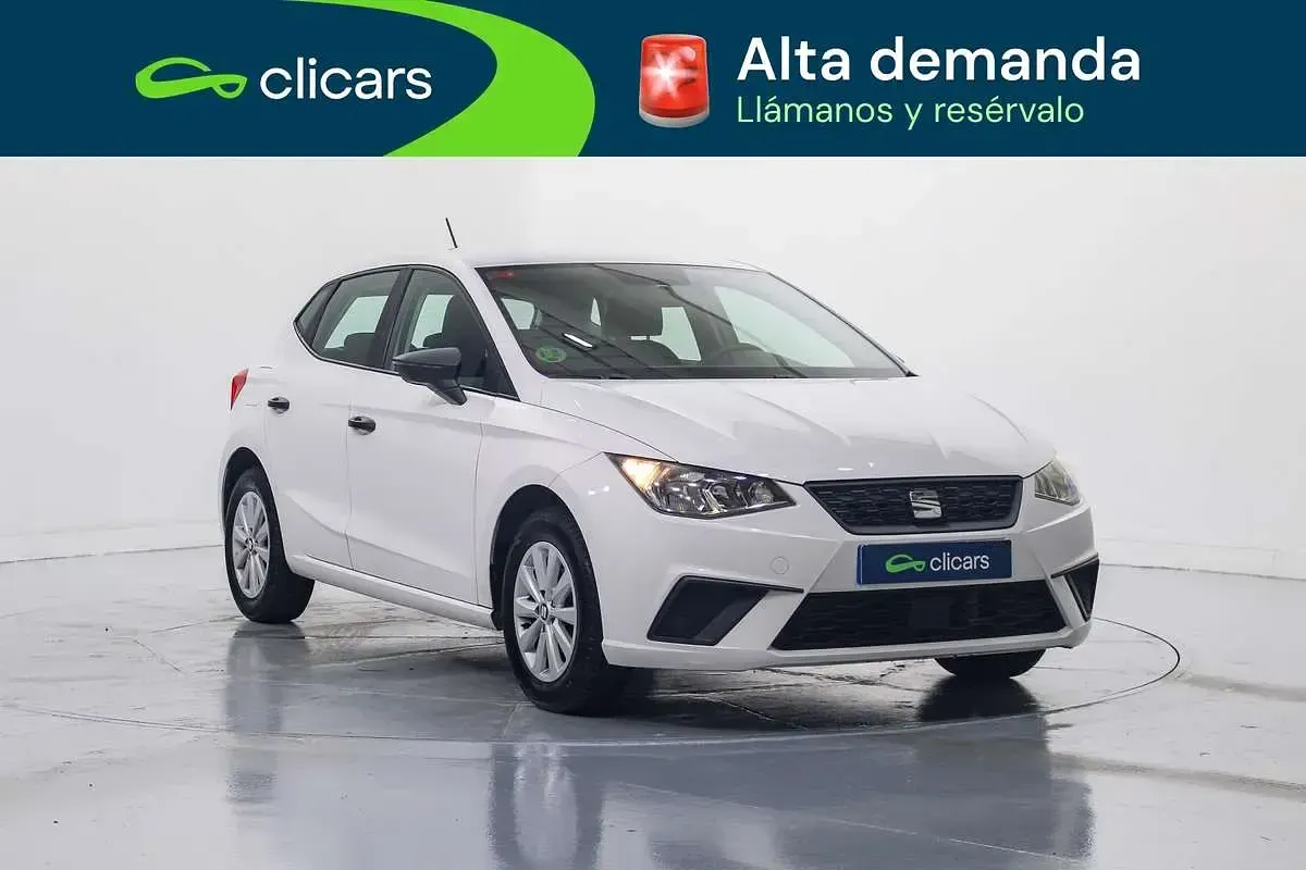 Usado Seat Ibiza Reference 95 CV (69 kW) 2017 Blanco Utilitario
