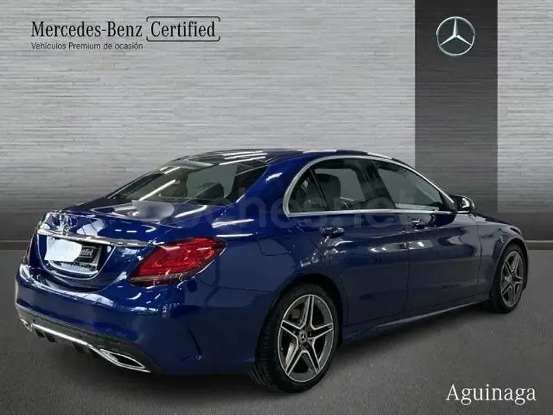 Usado Mercedes C200 160 CV (117 kW) 2020 Azul Berlina