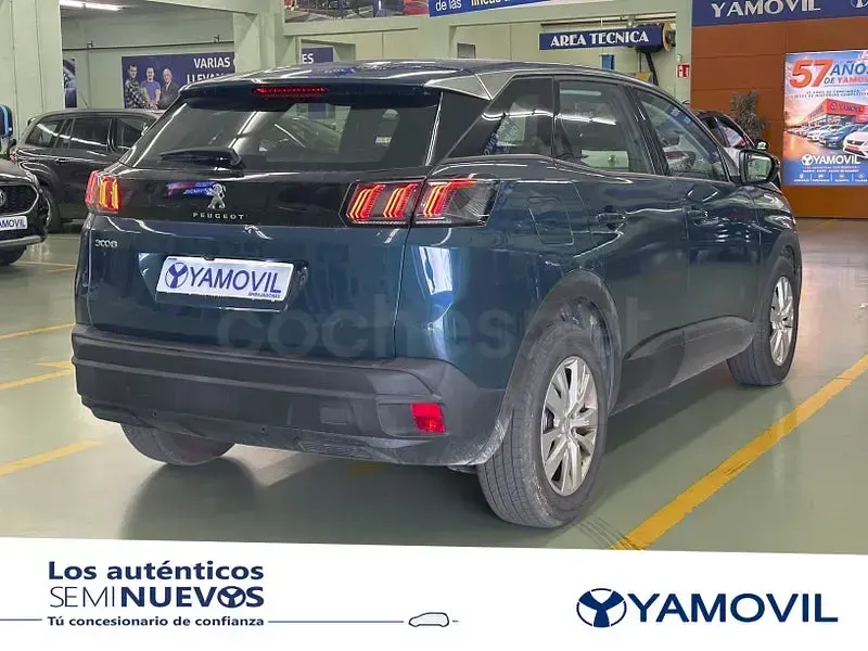 Usado Peugeot 3008 Active 130 CV (95 kW) 2021 Azul SUV