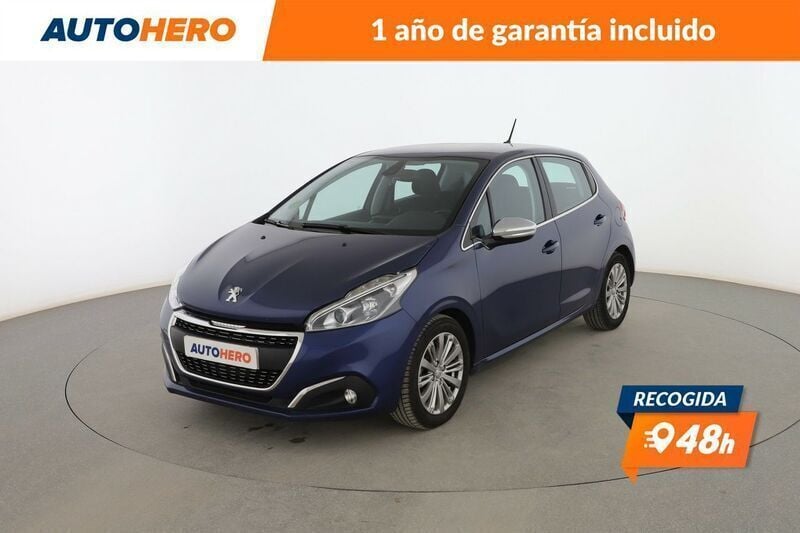 Azul Usado 2017 Peugeot 208 Allure Utilitario | 9499 € (Precio justo) - Imagen 1/3