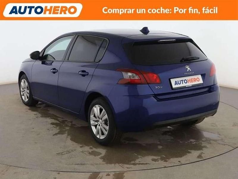 Usado Peugeot 308 Active 99 CV (72 kW) 2017 Azul Utilitario