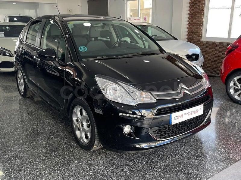 Usado Citroën C3 82 CV (60 kW) 2015 Negro Berlina