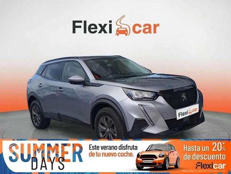Gris Usado 2021 Peugeot 2008 Active SUV | 14.490 € (Precio justo) - Imagen 1/4