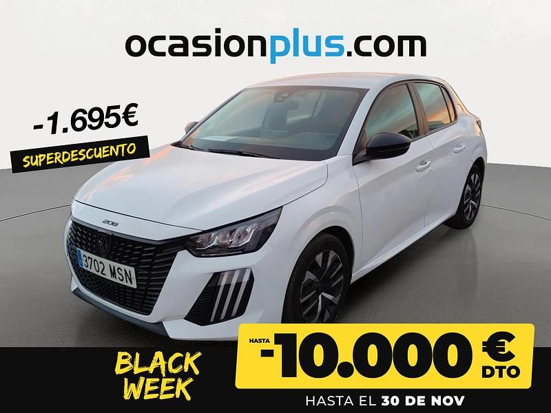 Blanco Usado 2024 Peugeot 208 Active Utilitario | 14.250 € (Precio justo) - Imagen 1/4