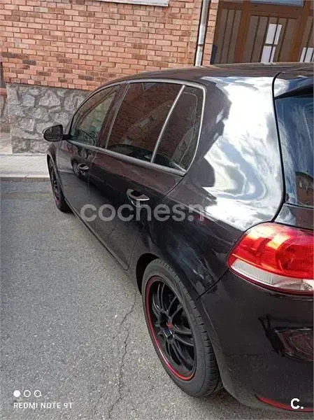 Usado VW Golf VI Sport 110 CV (80 kW) 2009 Negro Utilitario