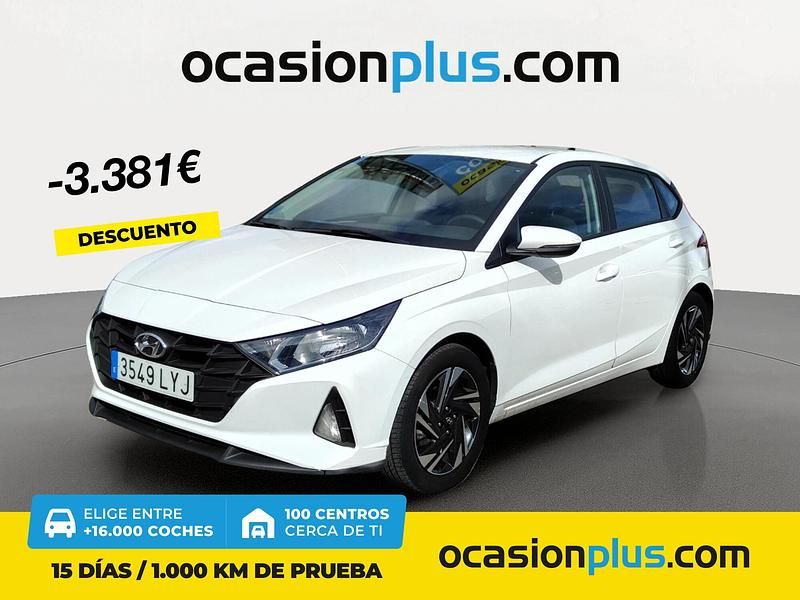 Blanco Usado 2022 Hyundai i20 Berlina | 12.450 € (Buen precio) - Imagen 1/4