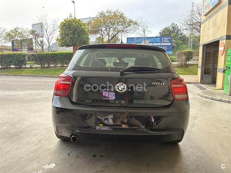Usado BMW 116 Efficient Dynamics 116 CV (85 kW) 2013 Negro Utilitario