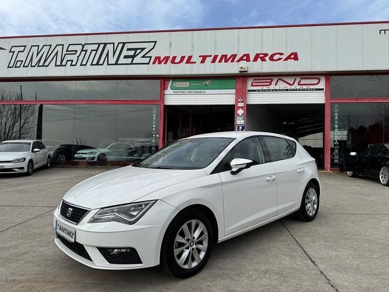 Usado Seat Leon Style 115 CV (84 kW) 2019 Blanco Berlina