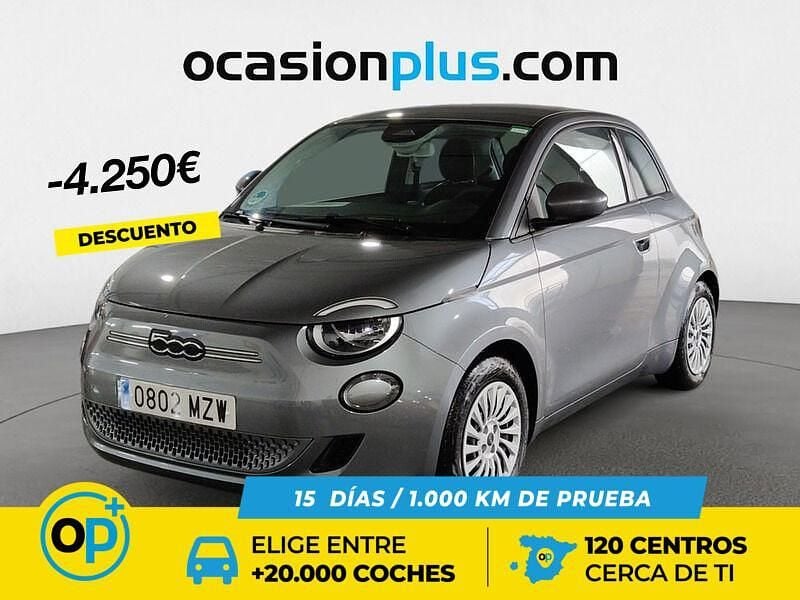 Gris Usado 2022 Fiat 500e Action Utilitario | 12.350 € (Precio justo) - Imagen 1/4