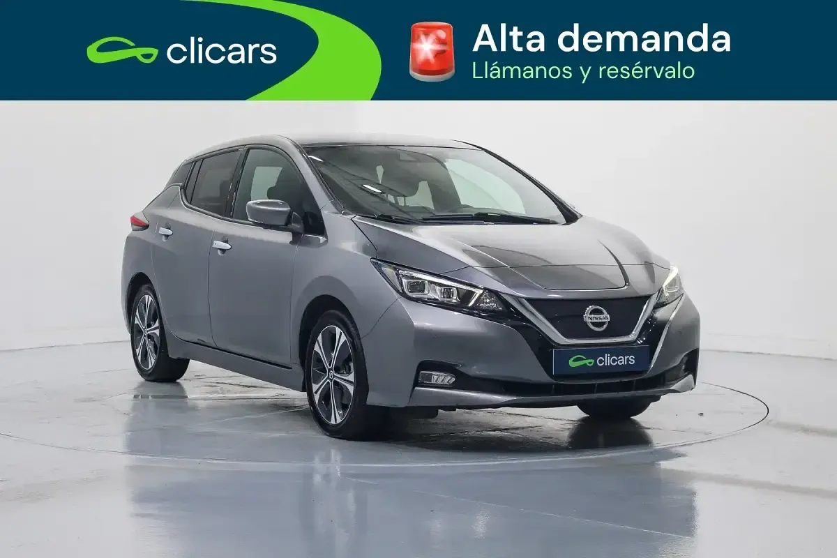Usado Nissan Leaf N-Connecta 110 kW (150 CV) 2021 Gris Utilitario