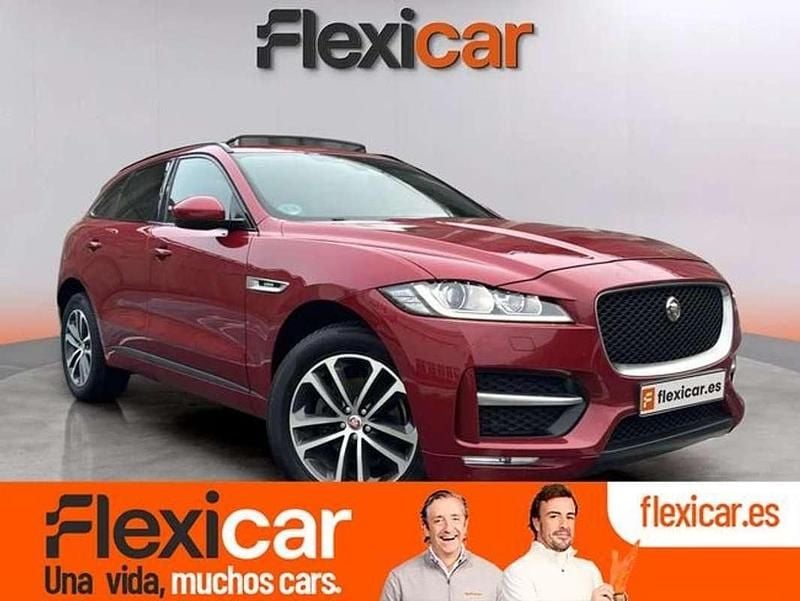 Rojo Usado 2018 Jaguar F-Pace R-Sport SUV | 20.590 € (Super precio) - Imagen 1/4