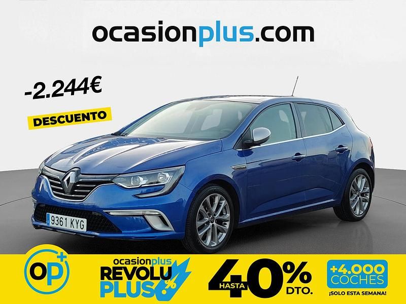 Usado Renault Mégane GT Line GT-Line 140 CV (102 kW) 2019 Azul Berlina