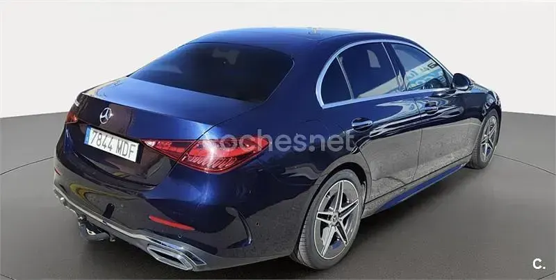 Usado Mercedes C200 163 CV (119 kW) 2023 Azul Berlina