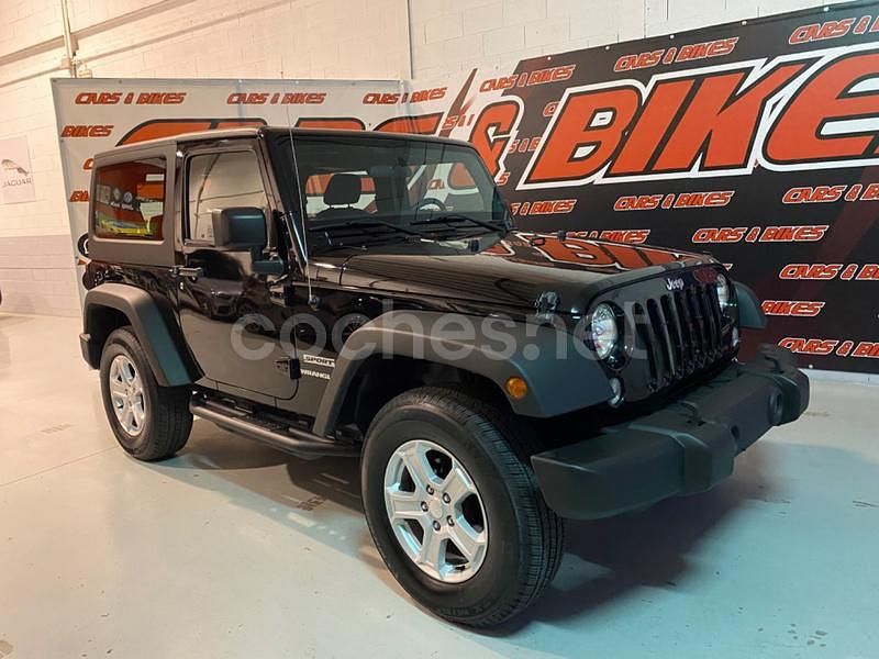 Negro Usado 2016 Jeep Wrangler Sahara SUV | 36.995 € (Precio justo) - Imagen 1/4
