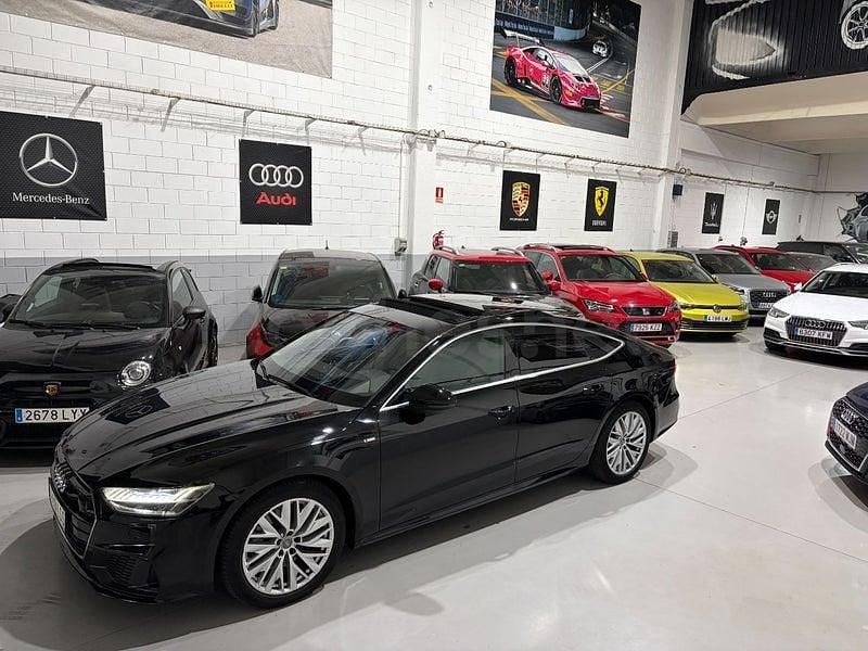 Usado Audi A7 S-Line 231 CV (169 kW) 2020 Negro Berlina