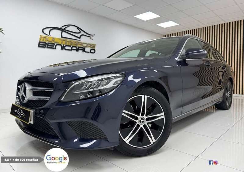 Azul Usado 2020 Mercedes C200 Familiar | 21.700 € (Buen precio) - Imagen 1/4