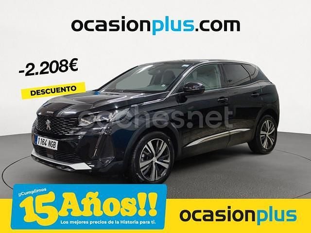 Negro Usado 2023 Peugeot 3008 Allure SUV | 19.450 € (Precio justo) - Imagen 1/4