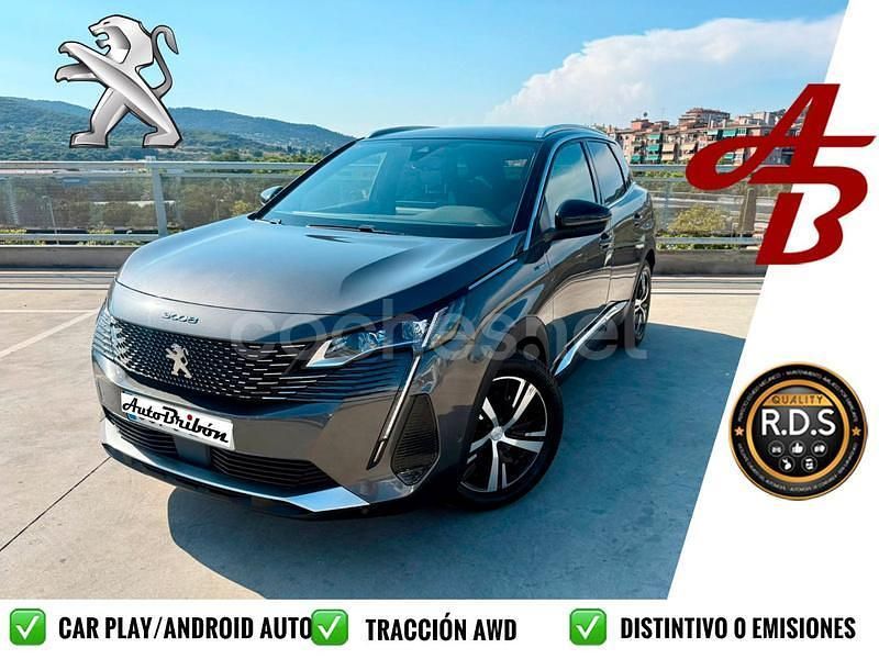 Gris / plata Usado 2021 Peugeot 3008 GT SUV | 20.990 € (Precio justo) - Imagen 1/4